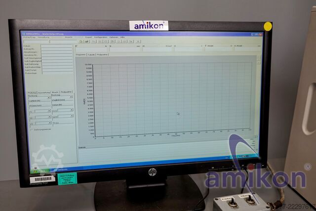 Material testing machine tensile testing machine Instron 4507 Universalprüfmaschine 200 kN