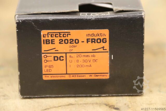 Inductive sensor proximity switch efector IBE 2020-FROG