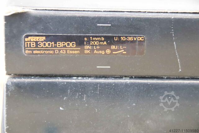 Inductive sensor proximity switch efector ITB 3001-BPOG