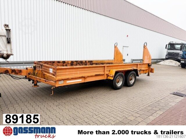 Low loader trailer  Tandemtieflader TT 10,5