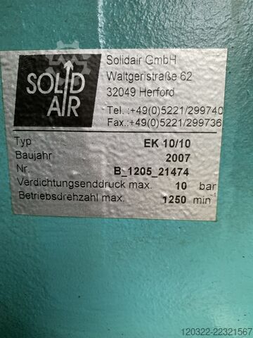 Piston compressor, Solid Air Solid Air Kolbenkompressor