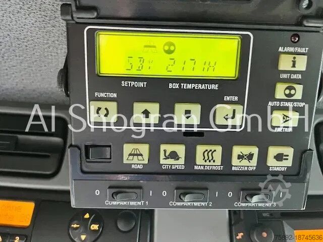 Refrigerated/frozen transport Mercedes-Benz Atego 1218 Carrier Supra 1250/Klima/Eu6/LBW