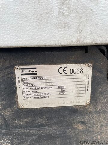 Screw compressor Atlas Copco GA160VSDFF