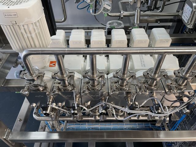 Inline dosing / dilution system LEWA Pumpen Skids