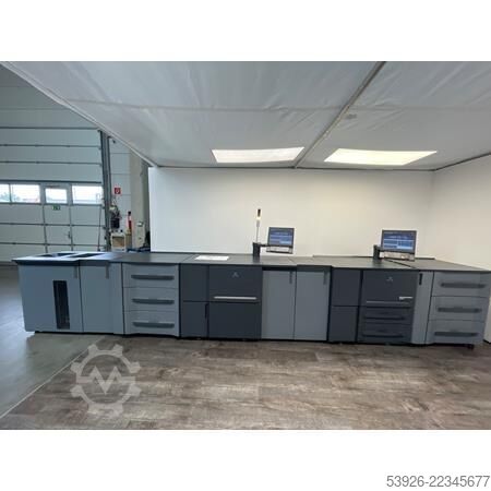 Digital print machine Minolta bizhub PRESS 2250P incl. Finisher,Paperdeck only 7.850.000 clicks