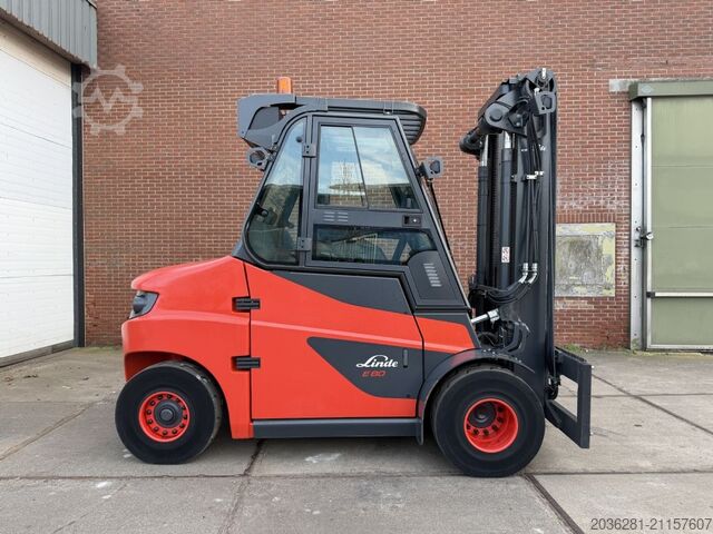 Electric 4-wheel forklift Linde E80-01/900