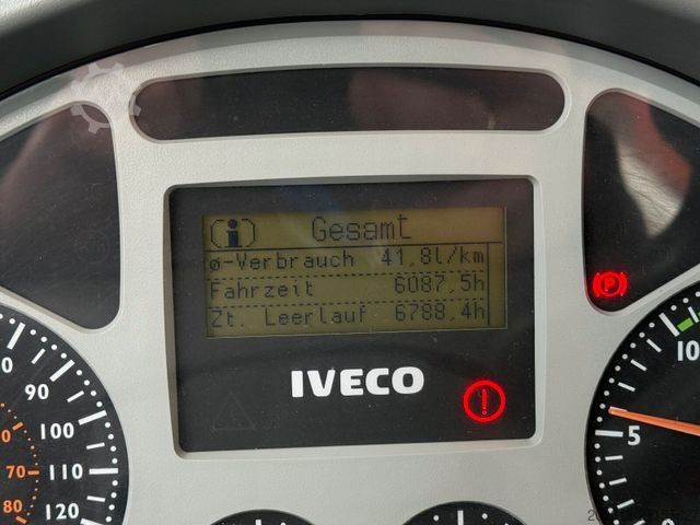 Kipper LKW IVECO Stralis AT260T44 6x4 Kipper Kran Pakfinger 16052