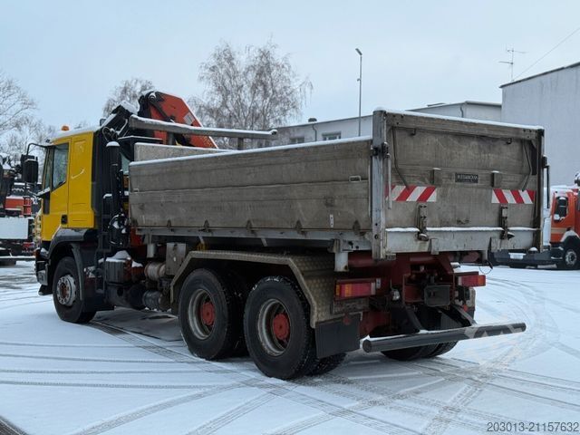 Autokran IVECO Stralis AT260T44 6x4 Kipper Kran Pakfinger 16052