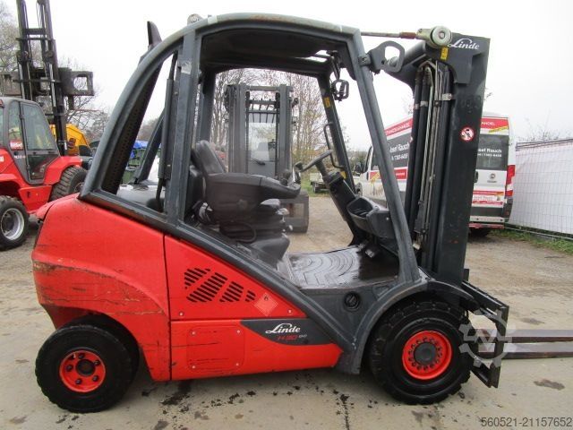 Dieselstapler Linde H30D-02 Triplex-Freihub 4,7m Hubhöhe + Seitenschie