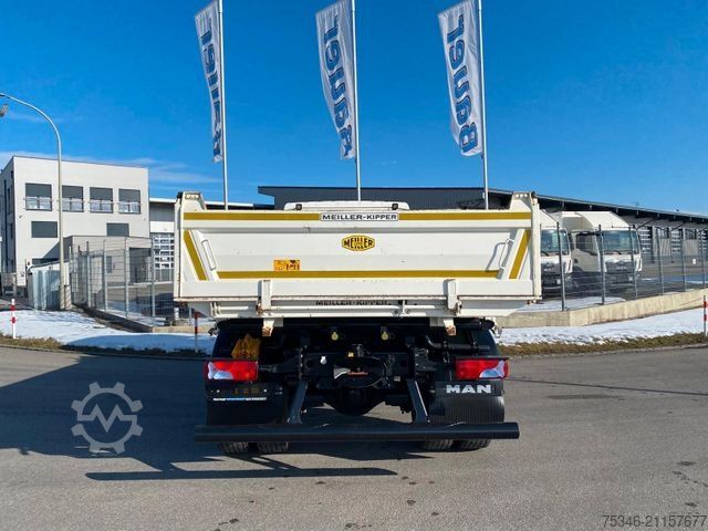 Dreiseitenkipper LKW MAN TGM 18.320/4x2/Meiller/Kipper/NL10,6to/Nur33 tkm