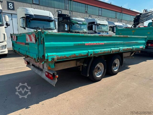 Dreiseitenkipper Anhänger WOERMANN TSKA 105 * DREISEITENKIPPER * 6 M LANG * 2 ACHS