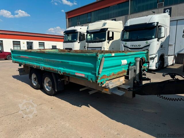 Dreiseitenkipper Anhänger WOERMANN TSKA 105 * DREISEITENKIPPER * 6 M LANG * 2 ACHS