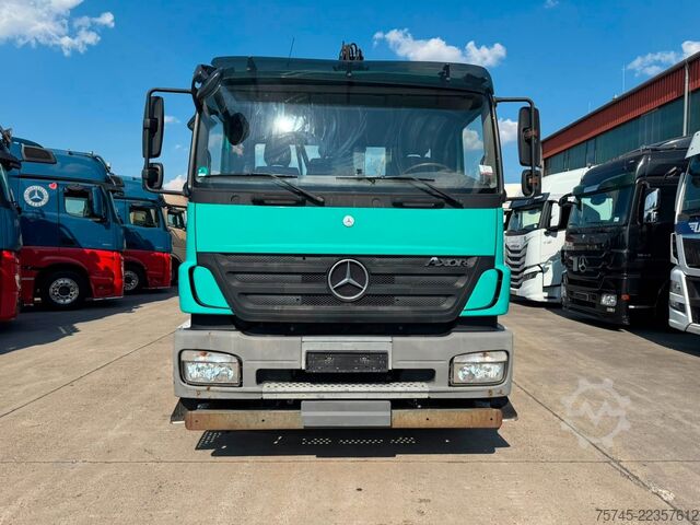 Dreiseitenkipper LKW MERCEDES-BENZ AXOR 1833*DREISETENKIPPER*HIAB KRAN 12 M*MEILLER