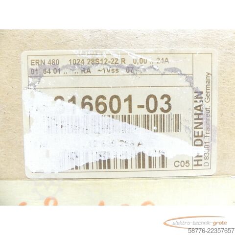 Komponente Heidenhain ERN 480 1024 28S12-2Z Drehgeber ID: 316 601-03 --