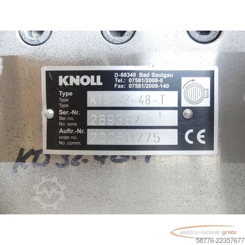 Komponente Siemens Knoll KTS 32-48-T Pumpe mit 1LA7130-2AA11 Motor SN:269387 --