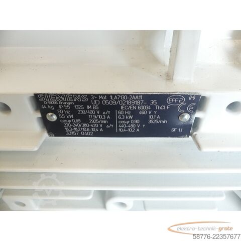 Komponente Siemens Knoll KTS 32-48-T Pumpe mit 1LA7130-2AA11 Motor SN:269387 --