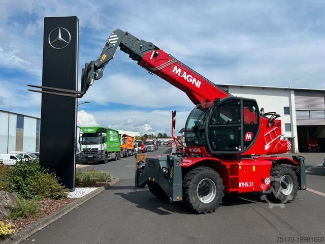 Telehandler MAGNI Magni RTH 5.21 Roto / Funk / Gabel / nur 462h