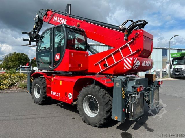 Telehandler MAGNI Magni RTH 5.21 Roto / Funk / Gabel / nur 462h