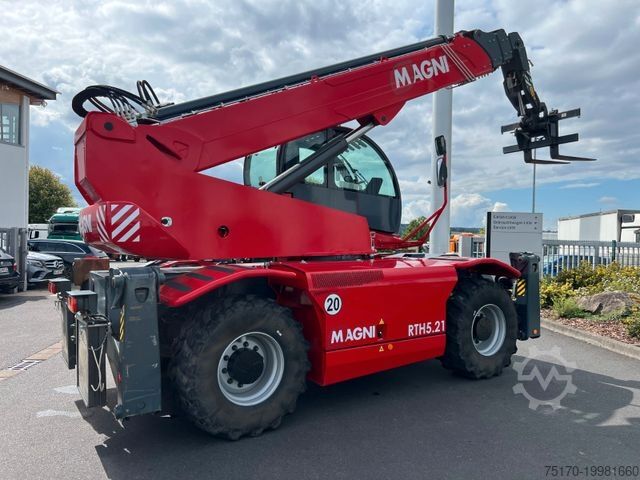 Telehandler MAGNI Magni RTH 5.21 Roto / Funk / Gabel / nur 462h