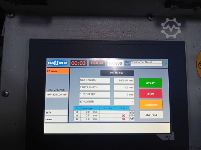 Automatisches Bewehrungsschneidzentrum Murat RC 500