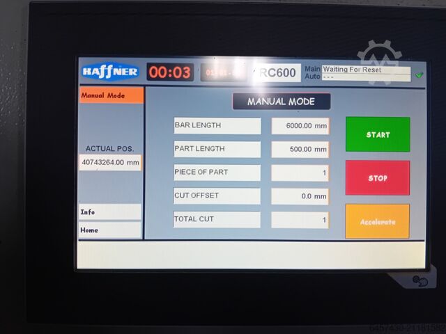 Automatisches Bewehrungsschneidzentrum Murat RC 500