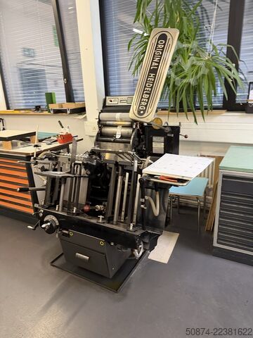Letterpress machine HEIDELBERG PLATEN WITH HOT FOIL SYSTEM