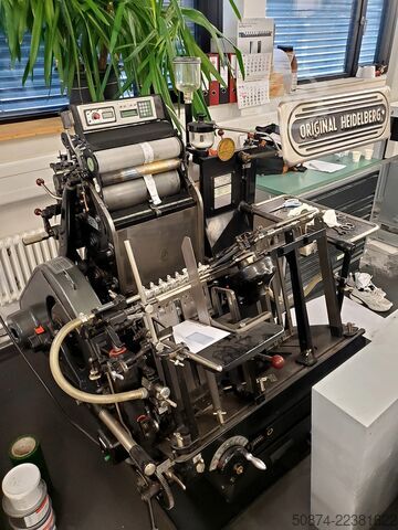 Letterpress machine HEIDELBERG PLATEN WITH HOT FOIL SYSTEM