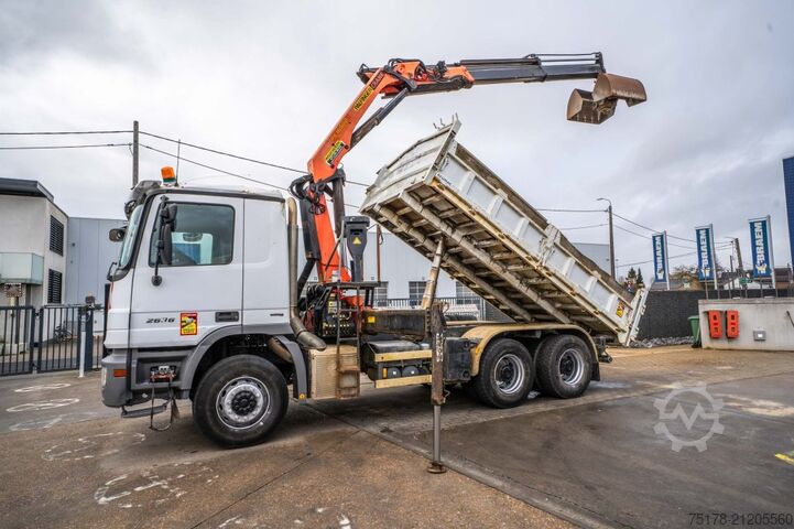 Kipper mit Kran MERCEDES ACTROS 2636 K - PK 16502