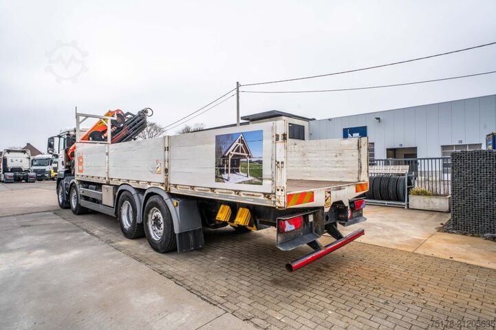 Ladepritsche MAN TGS 35.360 BL-8X2-6+PALFINGER 27 T/m + 8EXT