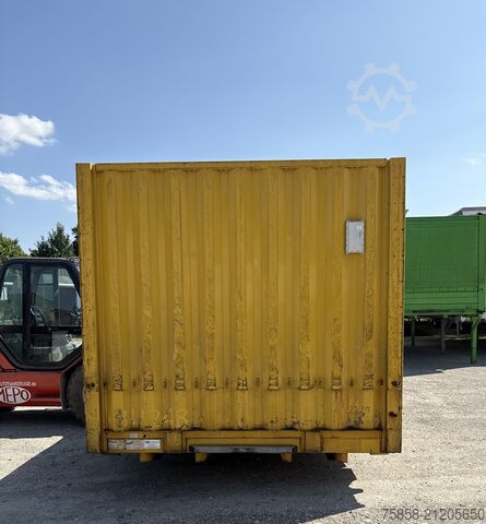 Wechselpritsche offen Krone Baustoff Wechselbrücke 7,45m Türen