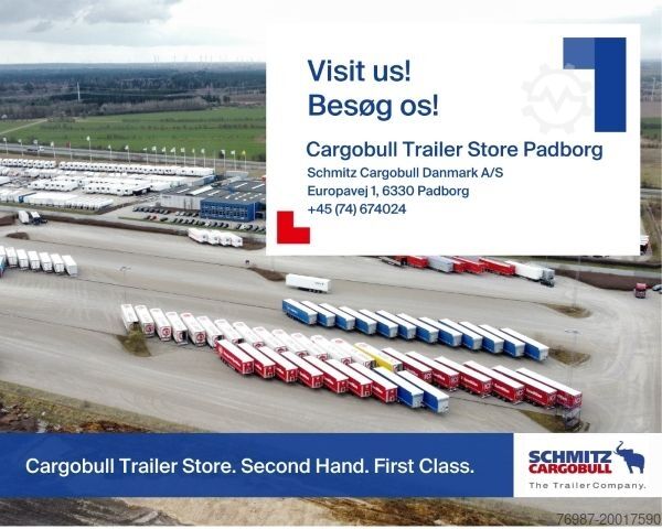 Box semitrailer Krone Trockenfrachtkoffer Standard Ladebordwand