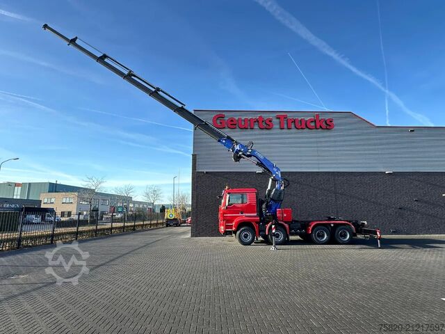 Kranwagen MAN TGS 35.480 BL 8X4 TREKKER-BAKWAGEN  + FASSI 660...