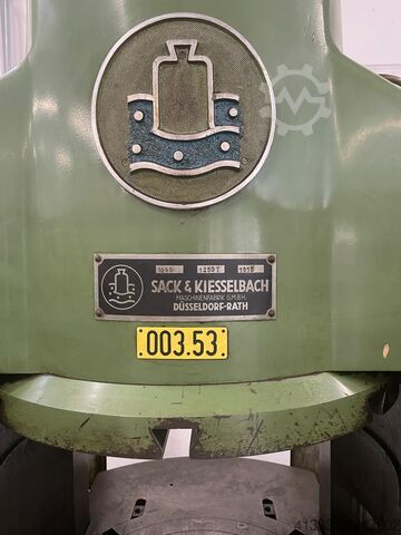 Hydraulische Presse Sack & Kiesselbach EP 1250