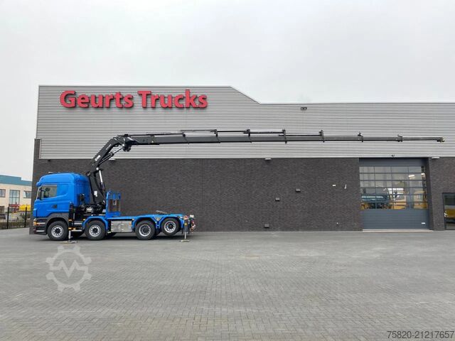 Kranwagen Scania R560 V8 8X2 TREKKER/BAKWAGEN + HIAB 477E-8 HIPR...