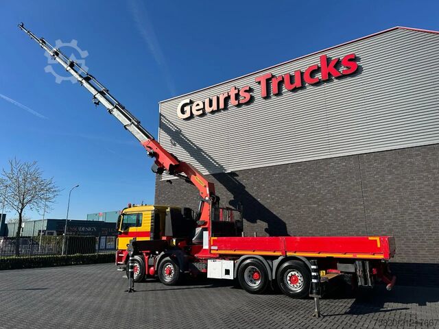 Kranwagen MAN 35.480 8X4H-6 BL MET PALFINGER PK92002-SH H KRA...