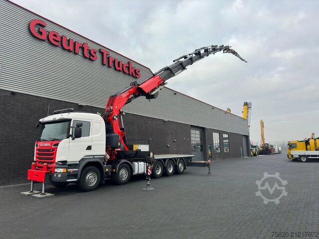 Kranwagen Scania R520 V8 10X4 TRIDEM + F1650RA.2.28 + JIB L816 K...