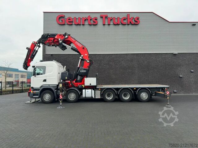 Kranwagen Scania R520 V8 10X4 TRIDEM + F1650RA.2.28 + JIB L816 K...