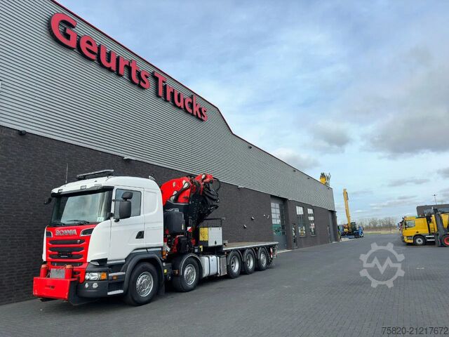 Kranwagen Scania R520 V8 10X4 TRIDEM + F1650RA.2.28 + JIB L816 K...