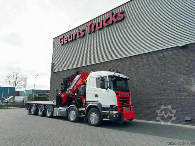 Kranwagen Scania R520 V8 10X4 TRIDEM + F1650RA.2.28 + JIB L816 K...