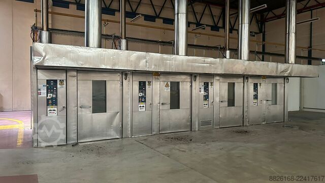 Bakery oven Zuchelli Four rotatif double chariot 60x80 Gaz