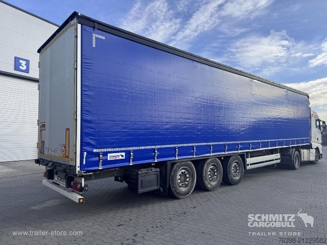 Auflieger mit Pritsche & Plane Schmitz Cargobull Curtainsider Standard