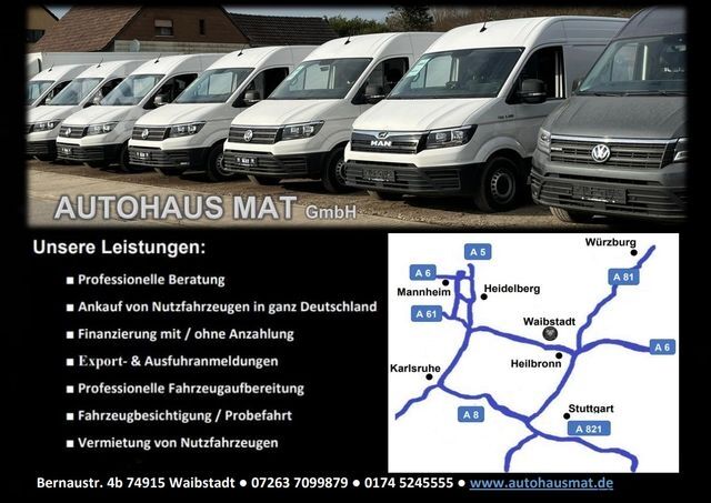 Box van VOLKSWAGEN CRAFTER KOFFER LBW+PORTALTÜR KAMERA KLIMA NAVI