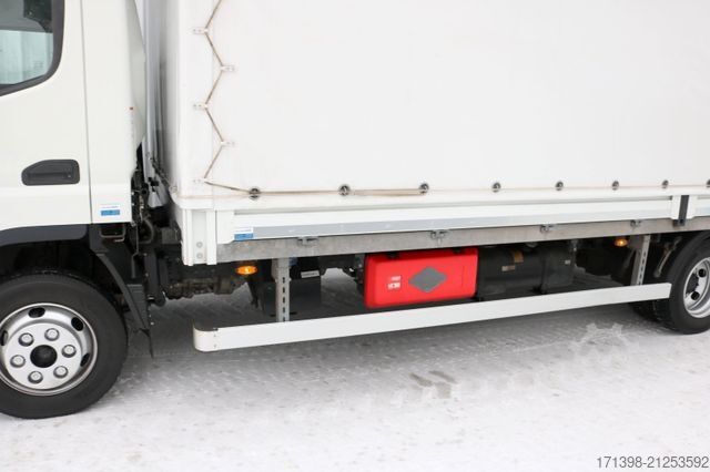 Curtain sider van FUSO 7C18 Prits./Plane + LBW + Klima EURO6e nur 52tkm