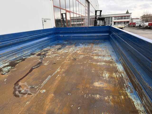 Dreiseitenkipper Anhänger  18 k  18 t Tandemkipper- Tieflader, BreitbereiftWenig Benutzt