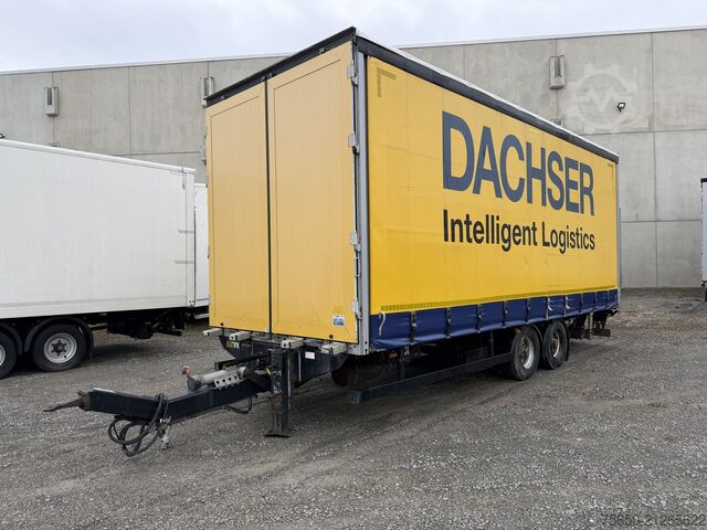 Anhänger mit Pritsche & Plane Möslein TPS 105 D-L  Tandemplane Ladebordwand + Durchladbar