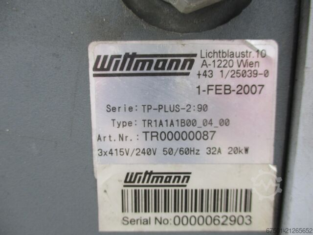 Peripheral device temperature control unit WITTMANN TP- PLUS -2:90  (3416)