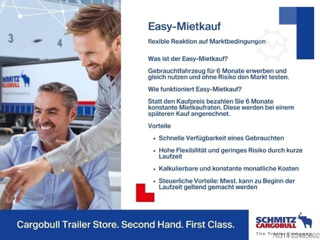 Auflieger mit Pritsche & Plane Schmitz Cargobull Curtainsider Mega Getränke