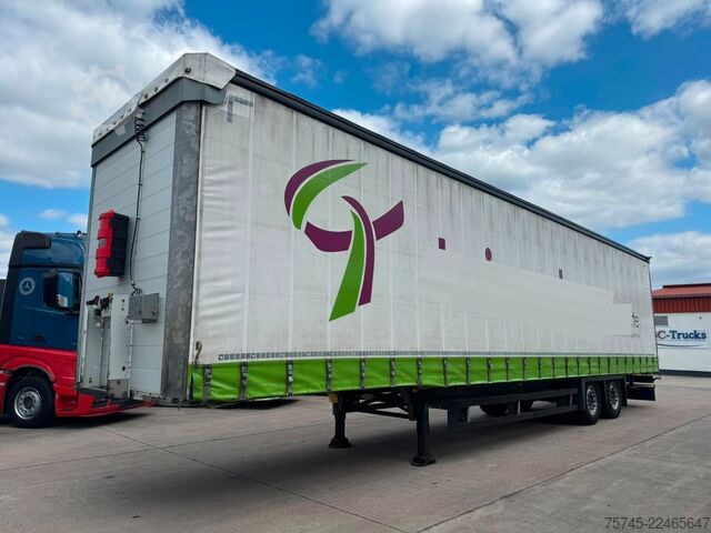 Open semitrailer with tarp SCHMITZ CARGOBULL SCS 18/L *PR+PL * VARIO-SYSTEM * MEGA *