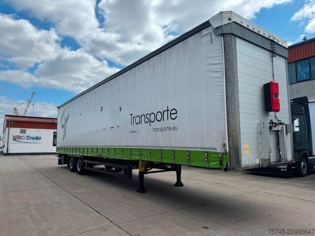 Open semitrailer with tarp SCHMITZ CARGOBULL SCS 18/L *PR+PL * VARIO-SYSTEM * MEGA *