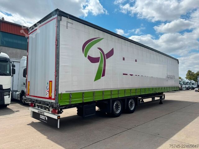Open semitrailer with tarp SCHMITZ CARGOBULL SCS 18/L *PR+PL * VARIO-SYSTEM * MEGA *